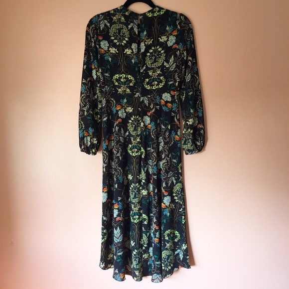 Zara Floral Midi Dress - Picture 3 of 4